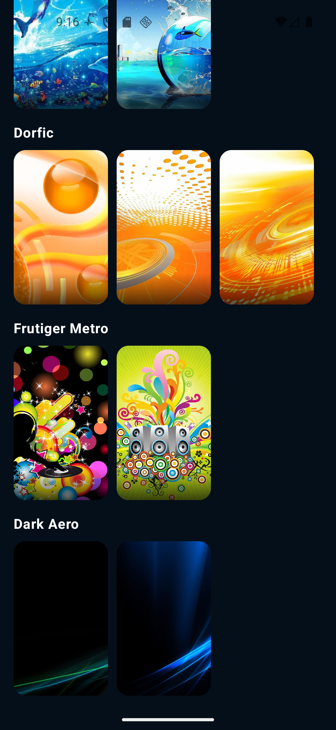 App customization screenshot